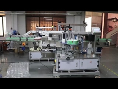 FK911 vitesse Deux côtés à double tête machine d'impression d'étiquettes pour les bouteilles plates / rondes / carrées